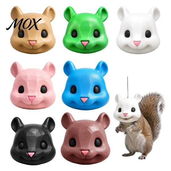 Outdoor Wildlife Feeding Station Squirrel Head Feeder, Funny Animal Face Design, Hanging Feeder for Garden Backyard Patio Decor Gift Nature Lovers