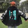 Аниме Demon Slayer Tokitou Muichirou Print Hooded Men Women Kimetsu No Yaiba Zipper Hoodies Harajuku Sweatshirt Male Zip Jacket
