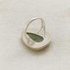 Green Prehnite Ring, 925 Sterling Silver, Handcrafted Minimalist Pear Cut Gemstone Jewelry