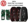 IM3A ID4A Чип 433,92 МГц A3M05 A3M15 A3M65 Автомобильный Пульт ДУ для Citroen C3 C4 Peugeot 307 308 3008 508 5008 DS Vauxhall Opel