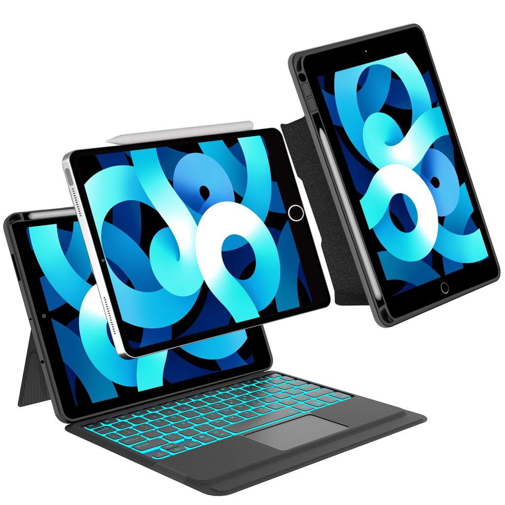 Luxury Version iPad Air 11 Inch Case Keyboard iPad Air 5th Generation 4th Generation Keyboard Case iPad Pro 11 Generation Keyboard with Touchpad Ultra