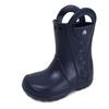 [Обувь] Детские резиновые сапоги Crocs Handle It для малышей, резиновые сапоги для сезона дождей, темно-синие 211056 410