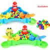 Greedy Frog Eating Bean Toy Frog Snatching Bean Children's Interactive Puzzle Toy Party Game Colorful Beads Children's Toy Adult