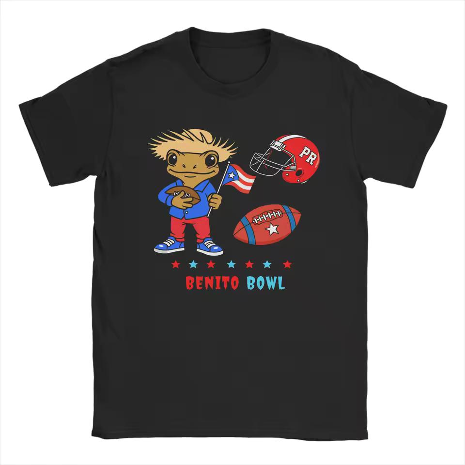 Bad Bunny Super Bowl LX rugby Graphic Tshirt Cotton unisex Short Sleeve Loose Puerto Rico DTMF Y2k Hip Hop Summer New Men shirt