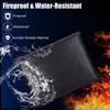 Square Fire Safe Storage Pouch High Temperature Resistant File Envelope Holder Passport