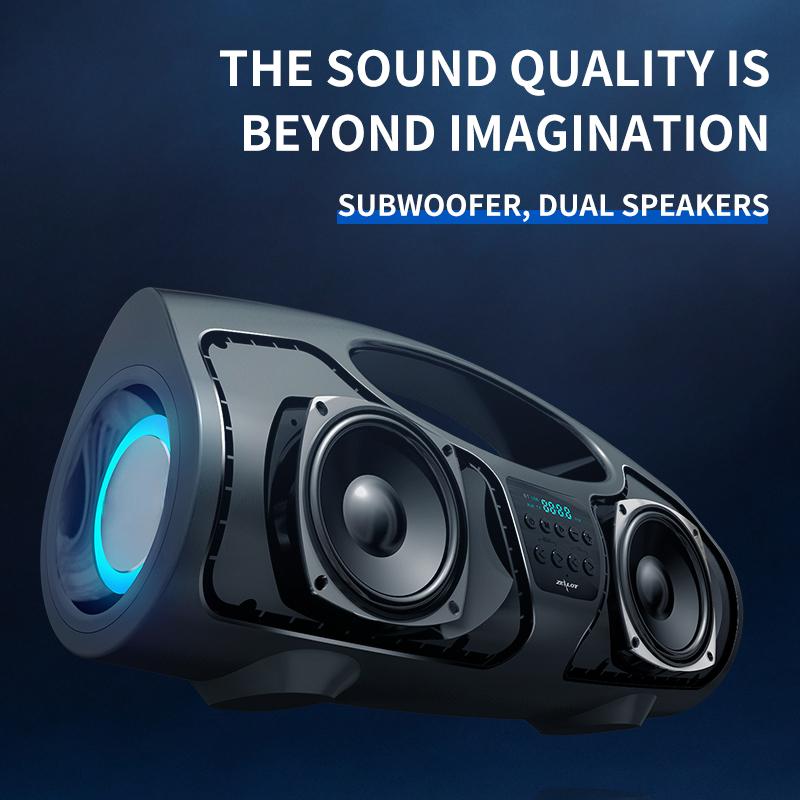P1 40W High Power Wireless Bluetooth Speaker Audio Center, Portable Sound Box Powerful Boombox Outdoor Stereo Speaker Loudspeaker Deep Bass Music Box