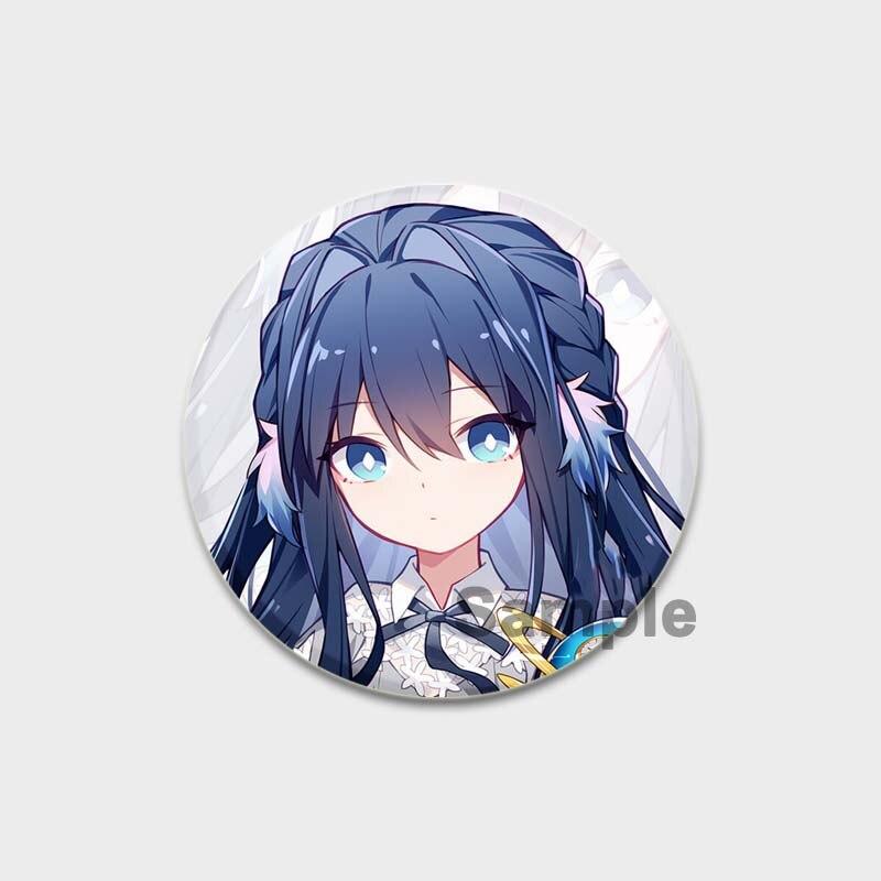 58 мм модные ювелирные аксессуары поп-игра Arknights эмалированные булавки эстетическая милая брошь ручной работы булавка мультяшный значок для рюкзака одежды