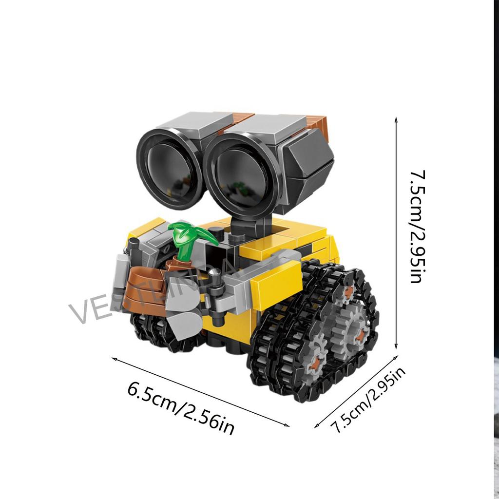 1/2 шт. Космический Настенный E Робот Строительные Блоки MOC Подвижный Гуманоидный Робот Соединяющиеся Собирающиеся Игрушки Образовательные Игрушки Игровые Аксессуары