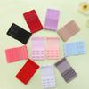 3 Buckles Hook Women Bra Extender Strap Adjustable Belt Buckle Extension Strap Hook Clip Expander Bra Accessories 3 Rows EMA