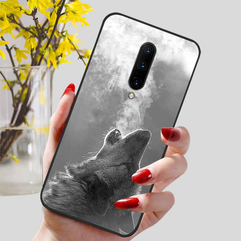 Phone Cover For Oneplus 7 Pro Case Lovely Printed TPU Silicon Soft Capa On for One Plus 7 7T Pro Oneplus7 7Pro Protection Covers