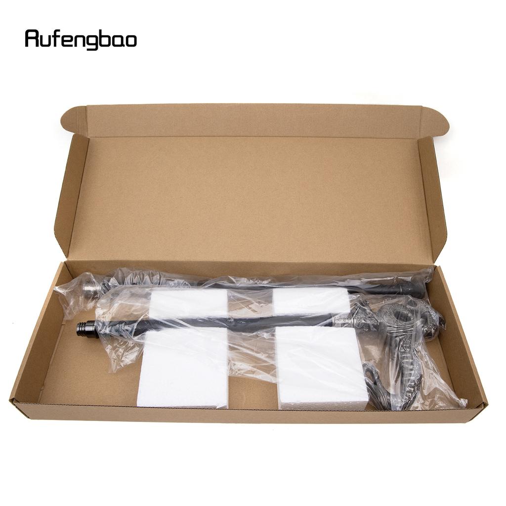 Серебряная роскошная трость с драконом, модная декоративная трость, элегантная трость для джентльмена, ручка для трости для косплея, 93 см