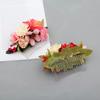 Vintage Flower Hair Comb Simulation Floral Bridesmaid Headwear Bridal Hair Accessories  Prom