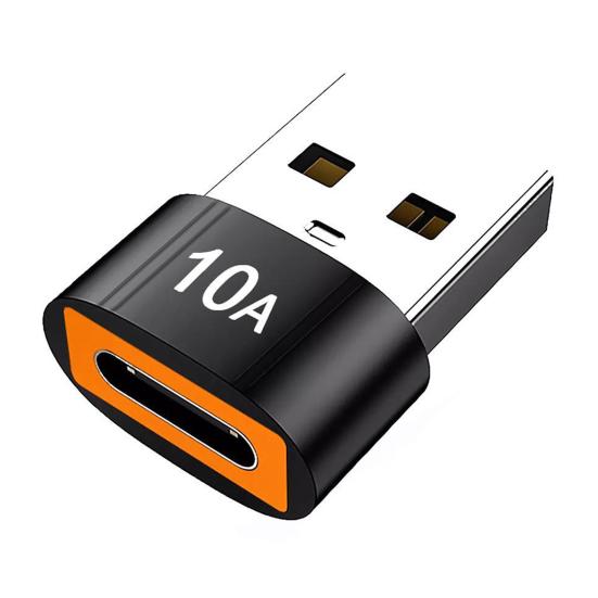 USB-адаптер Высокопроизводительный Plug And Play Отличное теплоотведение Без задержек Высокоскоростной USB на Type-C Портативный адаптер для мобильного телефона Аксессуары для телефона