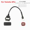3 IN 1 Motorcycle Diagnostic Connector Cable For Yamaha 3pin 4pin for Honda 6pin OBD2 Cable Adapter OBD 2 Motor Extension Cable