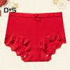 Women Panties High Waist Lace Solid Color Soft Seamless Elastic Quick Dry Anti Septic Anti Shrink Lady Briefs Underpants Female Underwear
