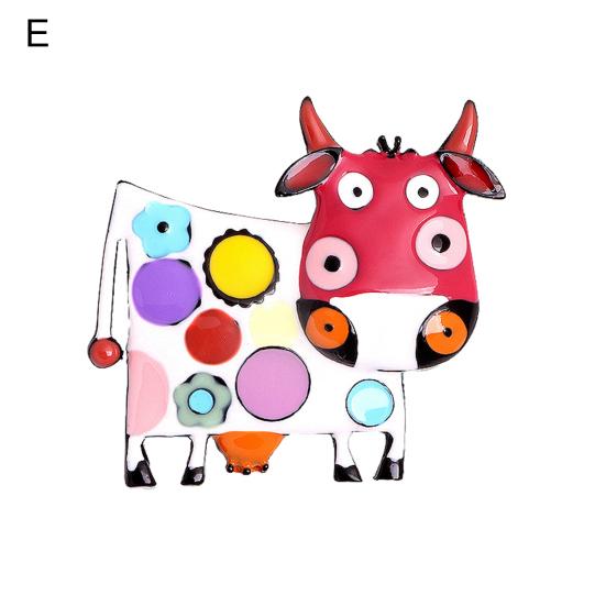 Miss Sugar модная брошь унисекс со стразами, инкрустированная знаками зодиака корова, крупный рогатый скот, брошь, булавки, подарки на Новый год