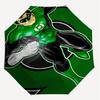 1pc Green Lantern Automatic Open/Close Umbrella Compact Folding Umbrella with 8-Rib Shaft lightweight esign, for Women/Men1205A