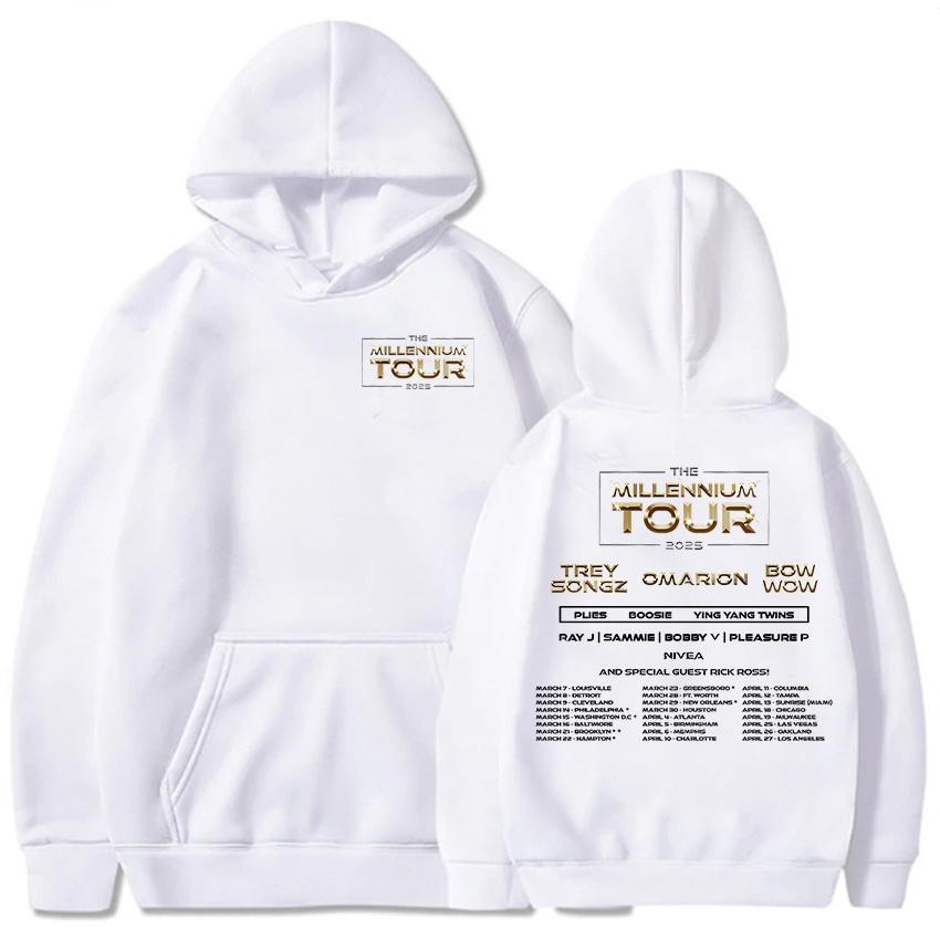 Худи с графическим принтом The Millennium Tour 2025, модная толстовка Funko Pop для осени/зимы, винтажная одежда, женские пуловеры Moletom.