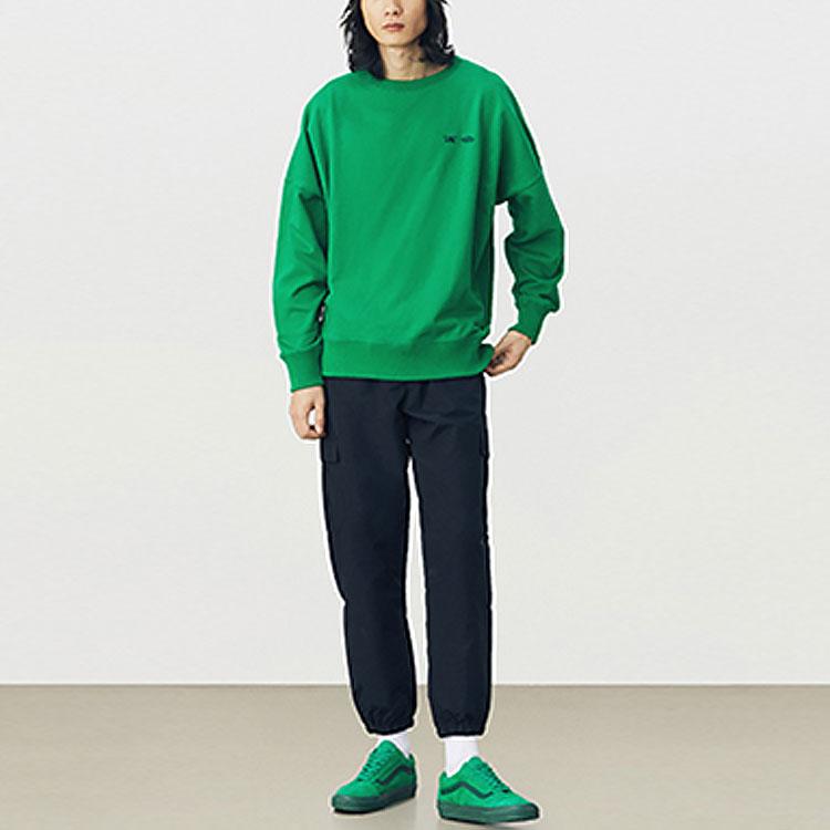 Vans Год Быка зодиакальная серия однотонный спортивный повседневный свитшот с круглым вырезом мужской свитшот зеленый VN0A5F5RZHF1