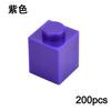 Нетоксичные 200 шт. DIY Строительные блоки 1x1 Точки Толстые Фигурки Кирпичики Обучающие Творческие Размер 1*1 Точка Совместимые с 3005 Игрушка для Детей