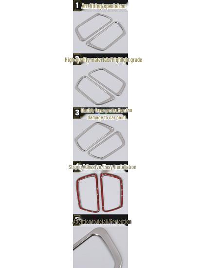 12 CRV Рамка для украшения вентиляционного отверстия кондиционера переднего ряда - Аксессуар для модификации интерьера и экстерьера автомобиля