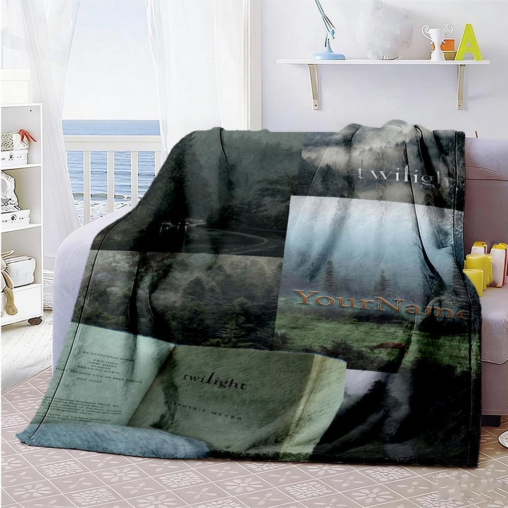 Gothic Illustrations Customize Your Name Blanket Gift Personalized Blanket Warmthful Decor Suitable for Living Room Livingroom Couch Home Decor
