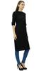 Phagun Cotton Plain Kurti Tunic Mandarin Collar Ethnic Casual Kurta Blouse