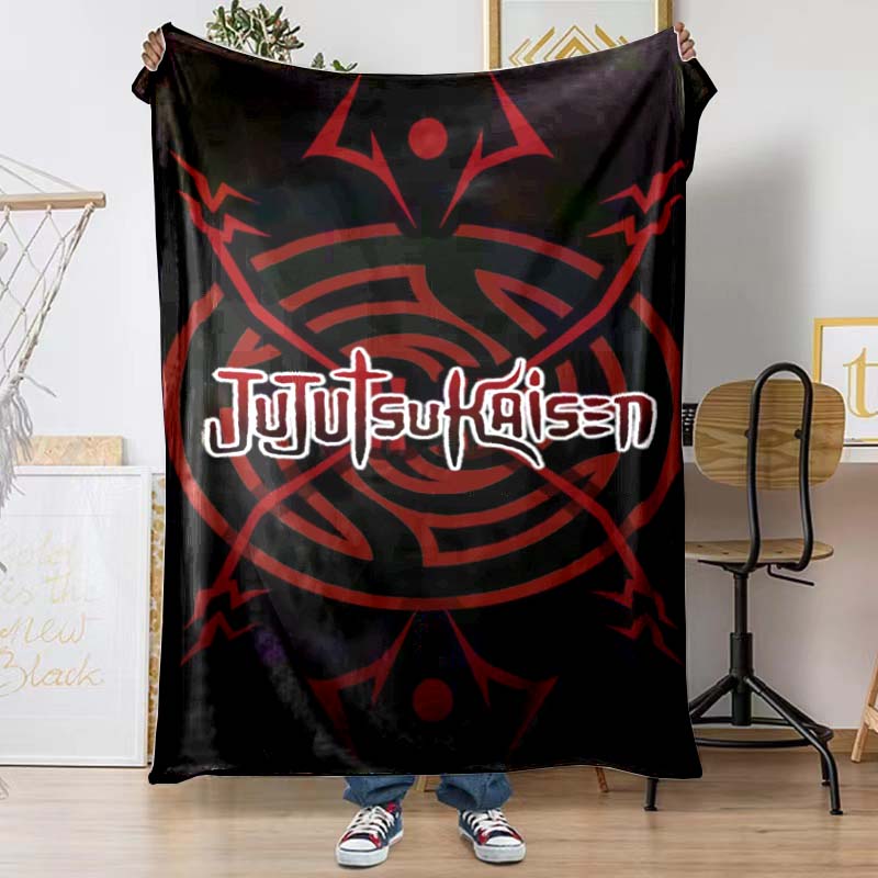 The Jujutsu Kaisen Patterned Blanket Is Perfect for Bedding or Any Other Occasion, Making It A Perfect Gift Choice.