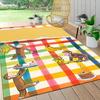 1Pc Curious George Party Carpet Rug Customizable Soft Washable Antislip Home Living Room Sofa Mats Personalized Rug 0917216