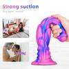 Female Eggless Horse Cock Liquid Silicone Animal Penis Thick and Long Color Simulation Fake Penis Anal Plug Sex Toys
