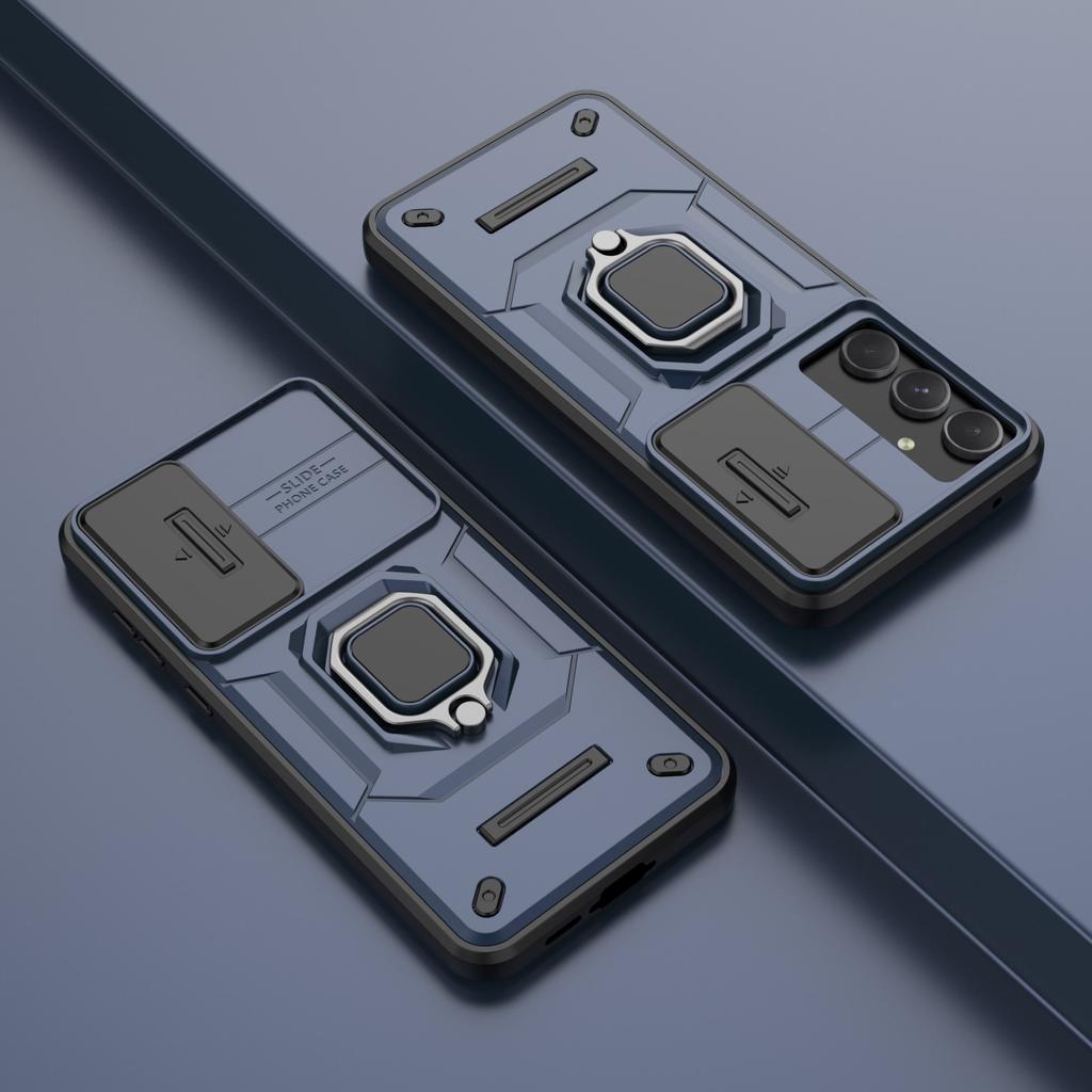 Для Samsung Galaxy A55 Чехол Для Samsung A15 A25 A35 A55 5G Чехол Объектив Раздвижное Окно Защитная Броня Ударопрочный Держатель Бампер