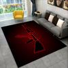 3D штурмовая винтовка, пистолет, патрон, коврик для пистолета, коврик для дома, гостиной, спальни, дивана, коврик для двери, декор, детский нескользящий напольный коврик