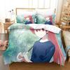 Anime TONIKAWA Fly Me to the Moon Comfortable Duvet Quilt Cover Pillowcase Bedding Set Children Bedroom Decoration Home Textile