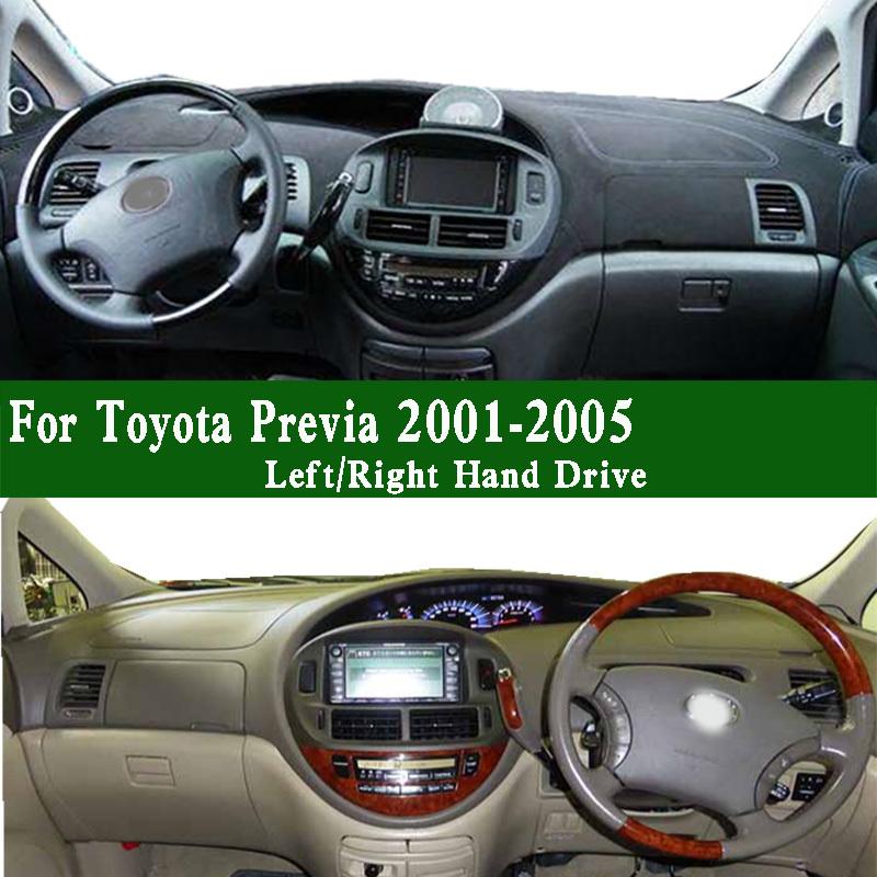 Для Toyota Previa Estima Tarago R32 R30 R40 2001-2005 Коврик на панель приборов Защитная накладка на приборную панель Защитная накладка на панель приборов Антигрязевой коврик на панель