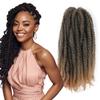 Синтетические косы Marley Twist 18 дюймов, афро-кудрявые, для плетения крючком, женские, стиль French Curl Braiding