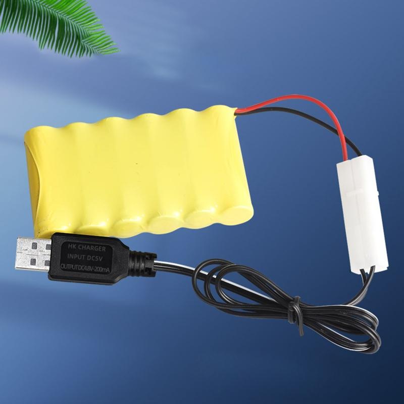 Зарядное устройство USB 4,8 В 200 мА со штекером-разъемом KET-2P для NiMH NiCD аккумуляторов для радиоуправляемых моделей и игрушек