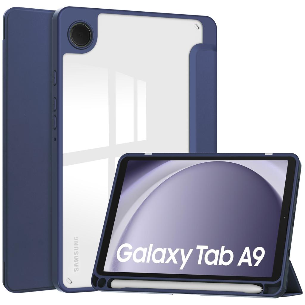 Кожаный флип-чехол для Samsung Galaxy Tab A9 8,7 дюйма, складной чехол из искусственной кожи с подставкой для Samsung Tab A9 Plus, чехлы для планшетов