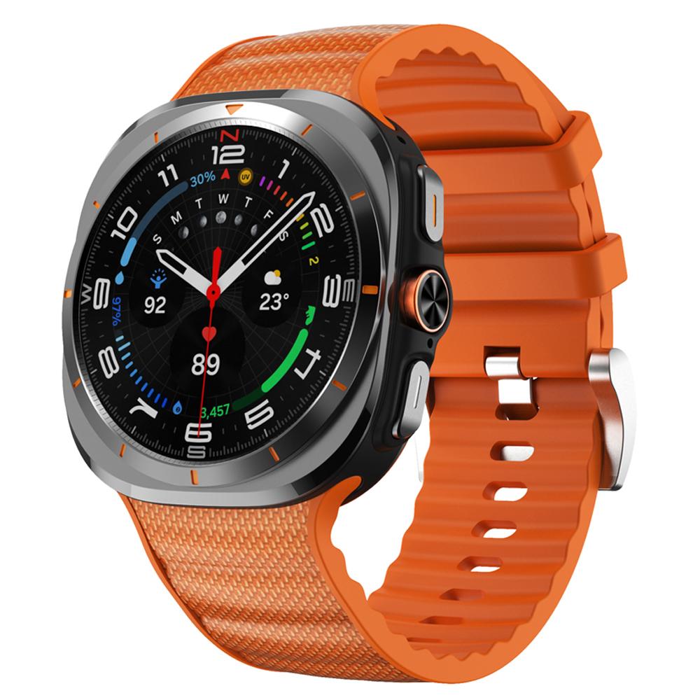Функциональный нейлоновый силиконовый ремешок для Samsung Galaxy Watch Ultra 47 мм, браслет на запястье, спортивный браслет