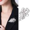 Lady Brooch Rhinestone Anti-slip Shouder Bag Suit Coat Collar Hat Scarf Sweater Pin Party