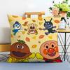 Anime Kawaii AAnpanman Cushion Cover Washable Linen comfort Soft  for Sofa Bed Cozy Home Room Decor