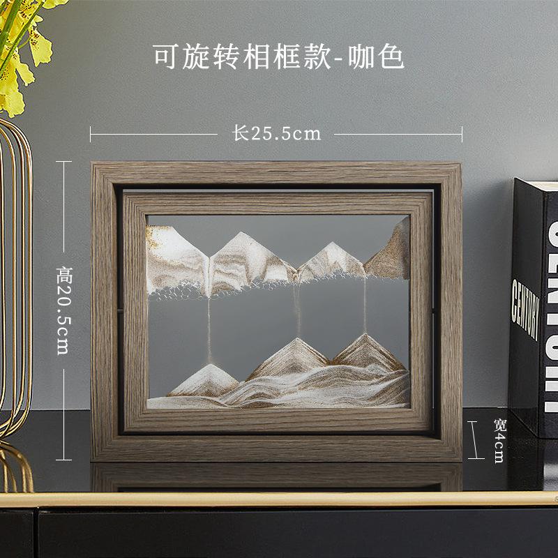 Фоторамка-украшение 3D Дерево Песок Вращающаяся Картина с песком Подарок на День Рождения Креативный Подарок Дом Офис