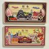 Japanese scenery traditional culture refrigerator magnets KumamotoFukuoka design decorative art set 2 multicolor tourist souvenirs.