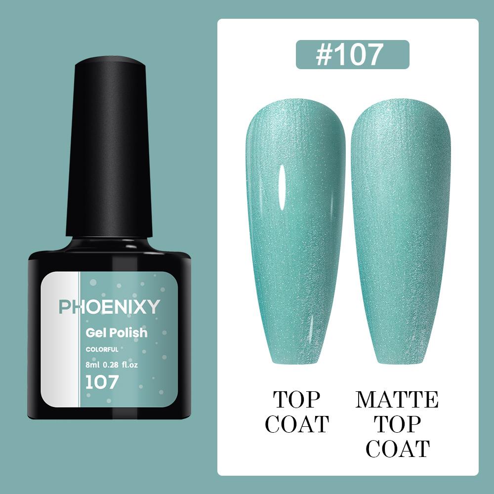 PHOENIXY, 50 шт., гель-лак для ногтей, долговечный гель-лак, верхнее базовое покрытие, полуперманентный гель-лак, дизайн ногтей «сделай сам»