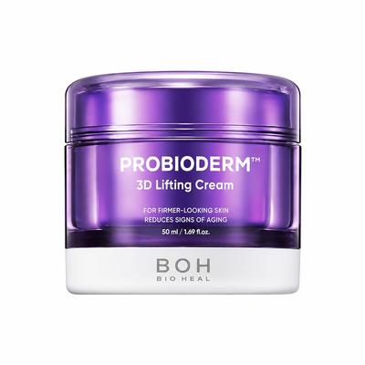 BOH Probioderm 3D Лифтинг-крем 50 мл Крем для лица, Пептидный крем для красоты, Увлажняющий крем, Высокое увлажнение, Подтягивающий, Эластичность, Корейская косметика, Ночной