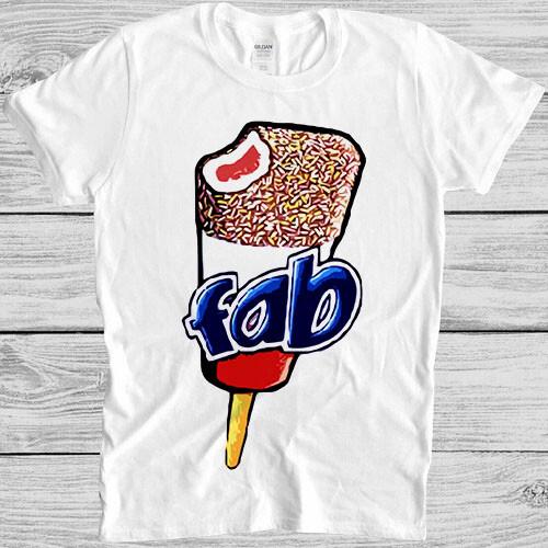 Fab Ice Cream T Shirt Lolly Wood Summer Gift Top Tee 173