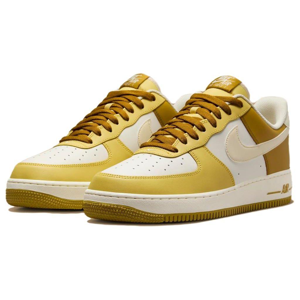 Nike Air Force 1 07 Bronzine Мужские кроссовки Золото Кокосовое молоко Saturn-Золото FZ4034-716