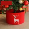 Creative Christmas Tree Skirt Holiday Decorative Base Collar Box Bottom Fence Decorative Props New Year Party Supplies