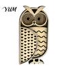 Natural Poplar Wood Tabletop Decor Multi Layer Wooden Owl Figurine, 3D Layered Crafts, Creative Tiered Shelf Display Statues Carving Animal Ornaments