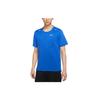 Dri-Fit Rise 365 Running Дышащая быстросохнущая повседневная футболка Dopamine с коротким рукавом Мужские топы Синяя CZ9185-481