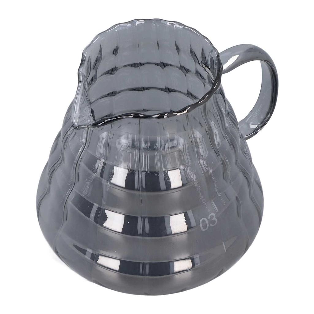 Стеклянный кофейный сервиз, гальванизированный серый полосатый стеклянный графин для кофе, кофейник с ручным капельным дозатором